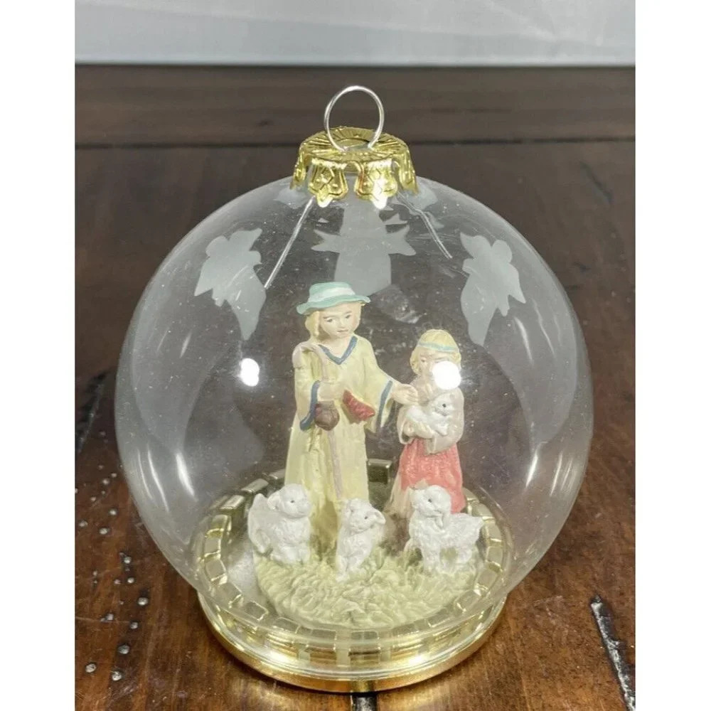 House Of‎ Lloyd Shepherd Christmas Around the World Glass Ball Ornament 1995